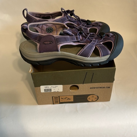 Keen Venice H2 Sandals Purple/Grape Slip On Bungee Women’s Size 11 - Picture 1 of 8